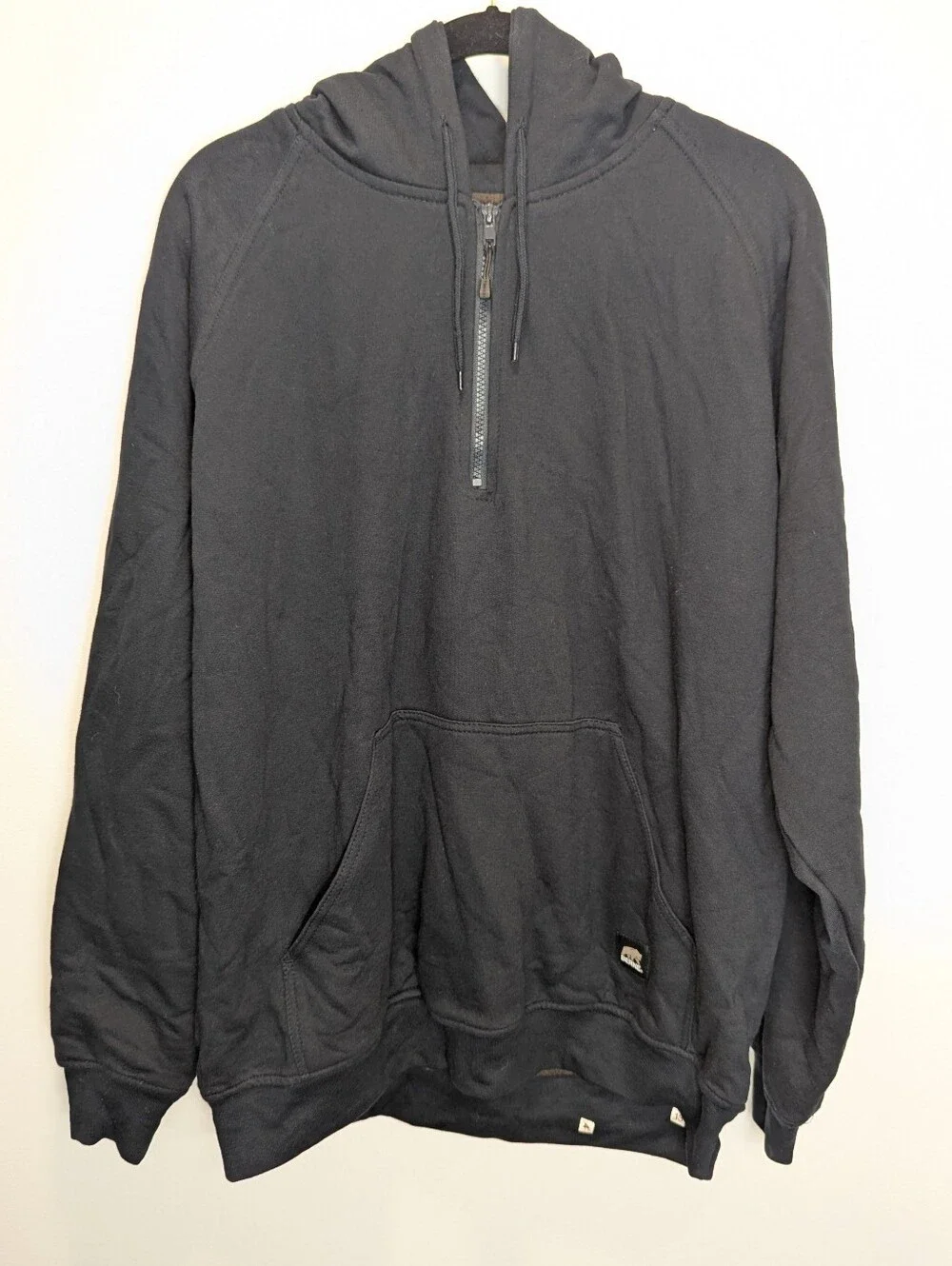 Berne Men's Quarter Zip-Up Hooded Thermal Sweatshirt Size XL